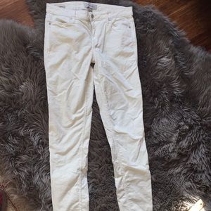 Calvin Klein Jeans Cream Velvet Jean/Legging sz 8
